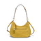 Τσάντα ώμου/χιαστί δέρμα Bice Media Nannini 18712 κίτρινο