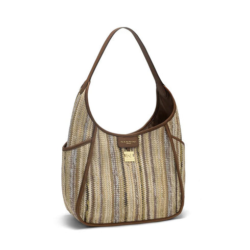Τσάντα ώμου Siria-G Nannini 19401 μπεζ/καφέ