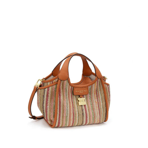 Τσάντα tote/χιαστί Siria-G Nannini 19402 πορτοκαλί