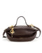 Τσάντα tote/χιαστί δέρμα Camilla Moggy Nannini 19610 καφέ