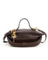 Τσάντα tote/χιαστί δέρμα Camilla Moggy Nannini 19610 καφέ