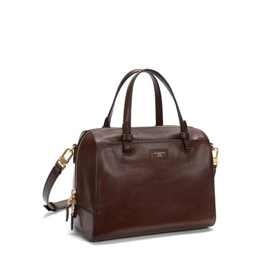 Τσάντα tote/χιαστί δέρμα Celebrity Nannini 22724 καφέ