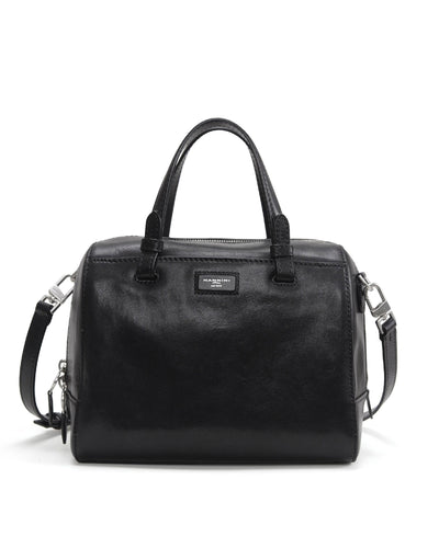 Τσάντα tote/χιαστί δέρμα Celebrity Nannini 22724 μαύρο