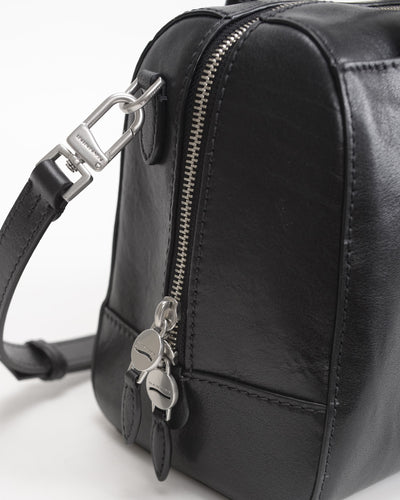 Τσάντα tote/χιαστί δέρμα Celebrity Nannini 22724 μαύρο