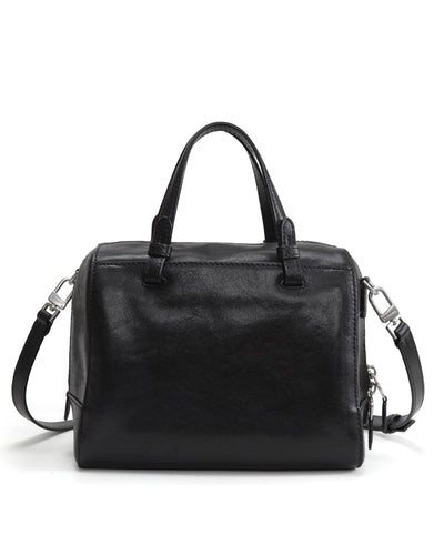 Τσάντα tote/χιαστί δέρμα Celebrity Nannini 22724 μαύρο