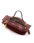 Τσάντα tote/χιαστί δέρμα Camilla Suede Nannini 21332 μπορντό