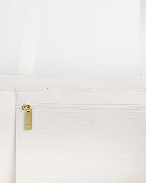 Τσάντα Tote Allicon Ted Baker 253520 λευκό