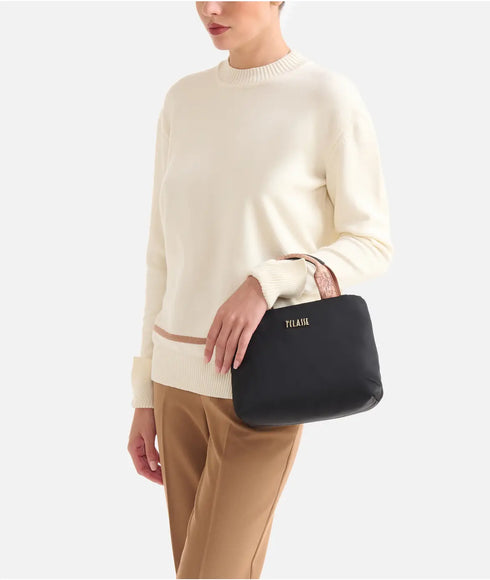 Τσάντα tote/χιαστί Alviero Martini 1a Classe LLD23-9107-0001 μαύρο