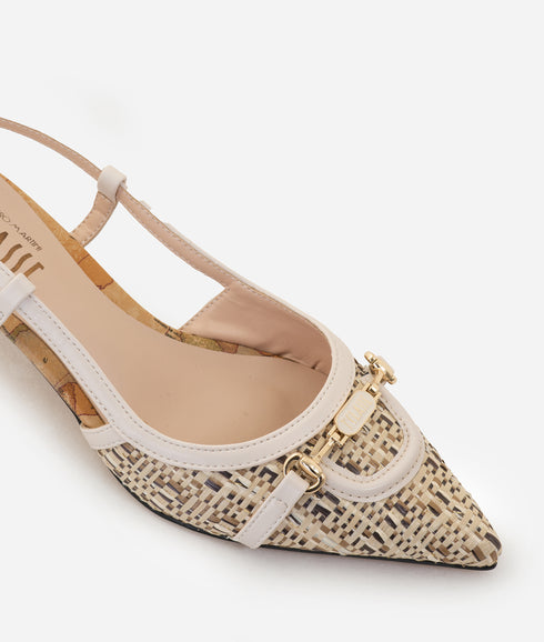Slingback Alviero Martini 1a Classe Z1435-925B-0905 μπεζ
