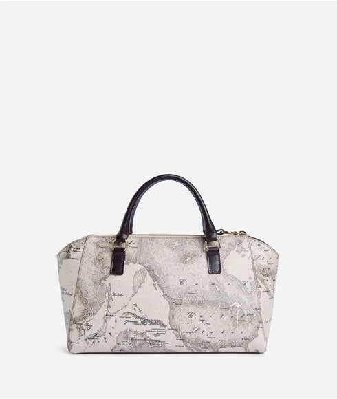 Τσάντα tote/ώμου Alviero Martini 1a Classe LLF96-9950-0590 μπεζ/καφέ