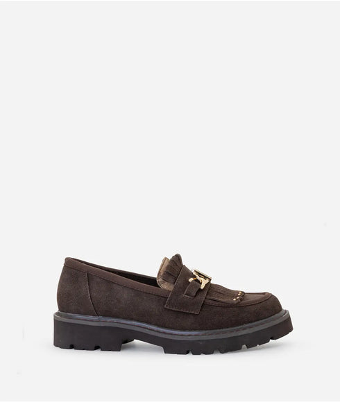 Loafers suede Alviero Martini 1a Classe Z1527-646D-0500 καφέ