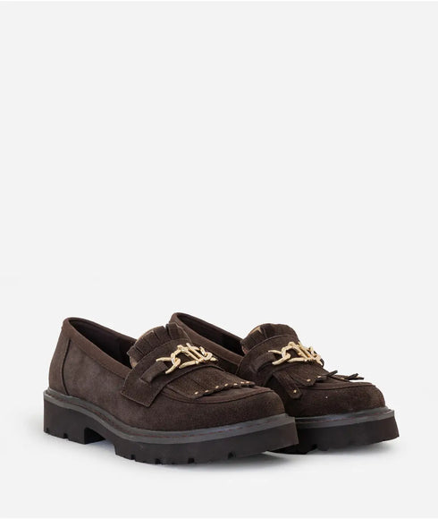 Loafers suede Alviero Martini 1a Classe Z1527-646D-0500 καφέ