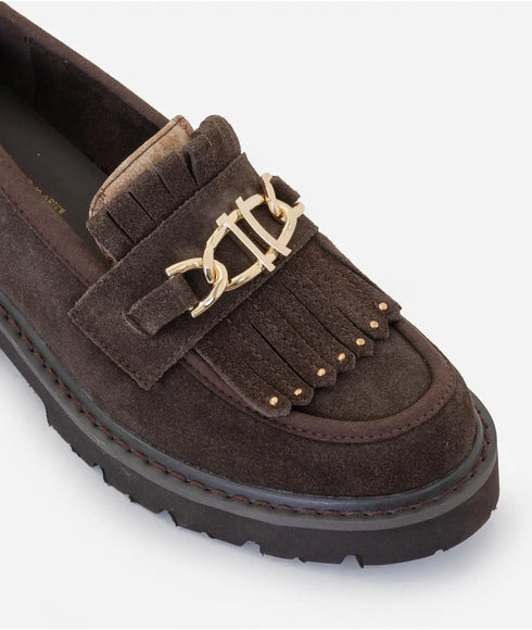 Loafers suede Alviero Martini 1a Classe Z1527-646D-0500 καφέ