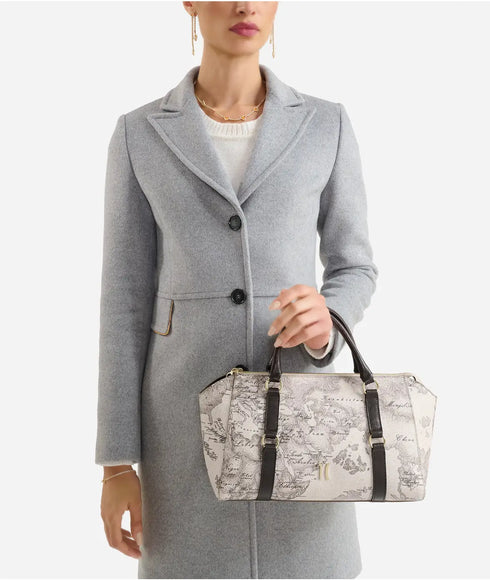 Τσάντα tote/ώμου Alviero Martini 1a Classe LLF96-9950-0590 μπεζ/καφέ