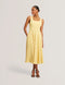 Φόρεμα midi Arlott Ted Baker 283577-light yellow