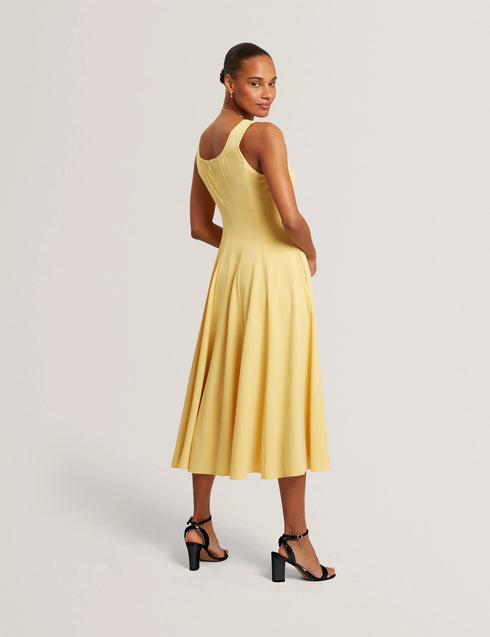 Φόρεμα midi Arlott Ted Baker 283577-light yellow