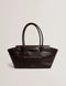 Τσάντα ώμου δερμάτινη Toniie Ted Baker 285564-brn-choc