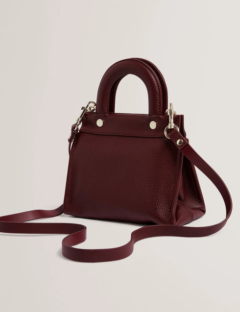 Τσάντα tote/χιαστί δερμάτινη Ronia Ted Baker 285585-dk-red