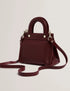 Τσάντα tote/χιαστί δερμάτινη Ronia Ted Baker 285585-dk-red