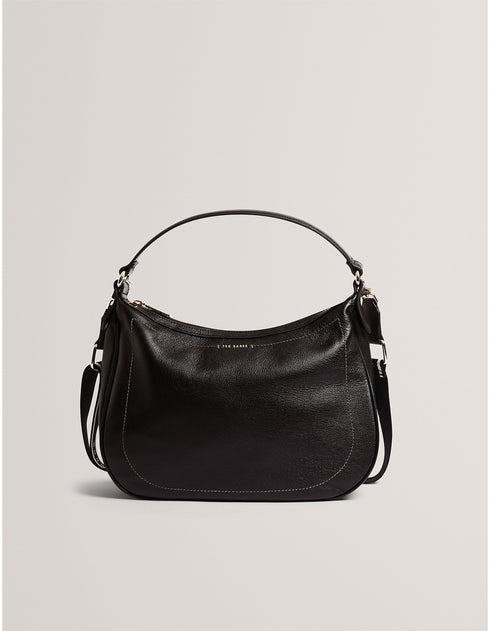 Τσάντα ώμου/χιαστί δερμάτινη Lyshia Ted Baker 281397 μαύρο