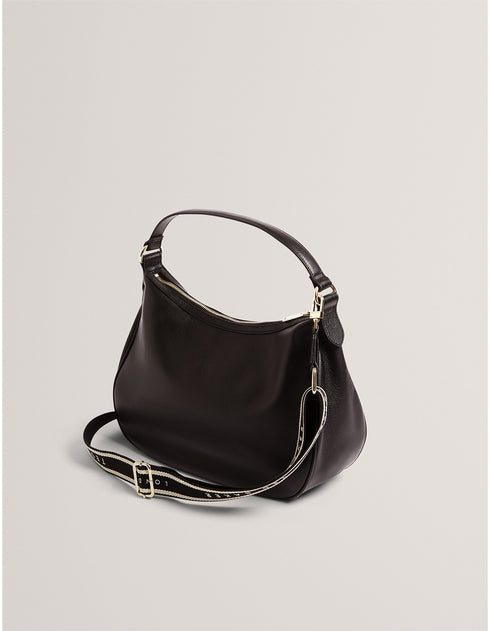 Τσάντα ώμου/χιαστί δερμάτινη Lyshia Ted Baker 281397 μαύρο