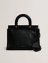 Τσάντα tote/χιαστί δερμάτινη Rollia Medium Ted Baker 285934-black