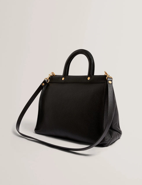 Τσάντα tote/χιαστί δερμάτινη Rettia Large Ted Baker 285935-black