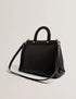 Τσάντα tote/χιαστί δερμάτινη Rettia Large Ted Baker 285935-black