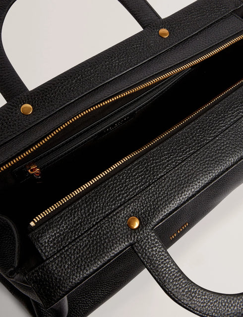 Τσάντα tote/χιαστί δερμάτινη Rettia Large Ted Baker 285935-black