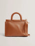 Τσάντα tote/χιαστί δερμάτινη Rettia Large Ted Baker 285935-tan