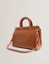 Τσάντα tote/χιαστί δερμάτινη Rettia Large Ted Baker 285935-tan