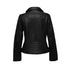 Γυναικείο Δερμάτινο τζάκετ μεσάτο Guy Laroche 419-01 μαύρο