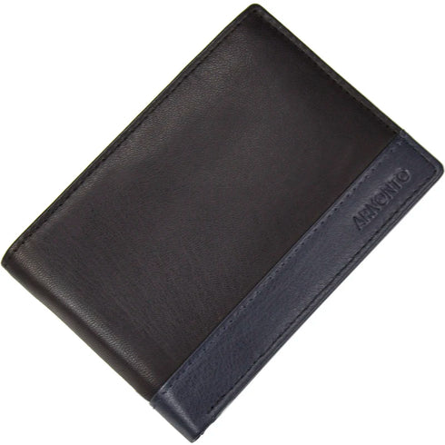 Δερμάτινο Πορτοφόλι Armonto 8502 μαύρο