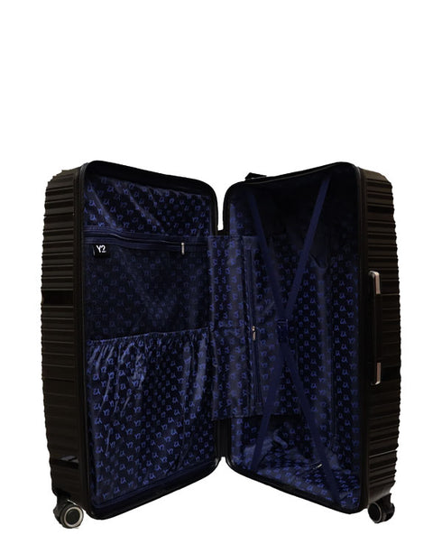 Βαλίτσα Μεσαία 62x38x23cm Y Not? ORZ-26002 μαύρο