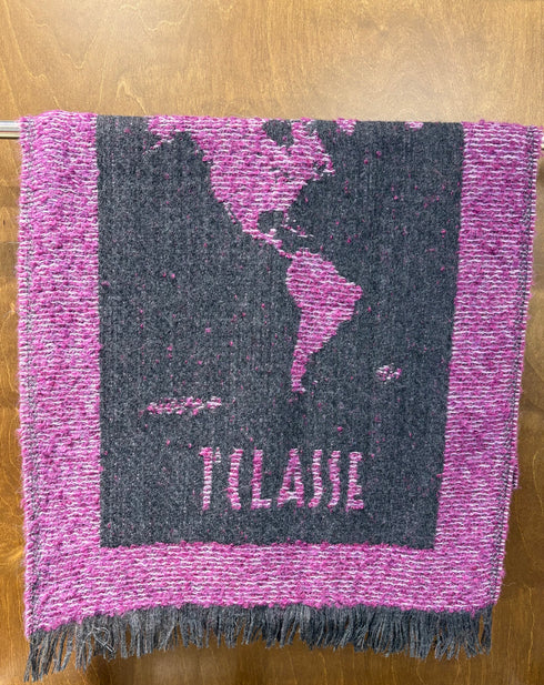 Φουλάρι Alviero Martini 1a Classe KS457-1664-0249 μωβ/γκρι