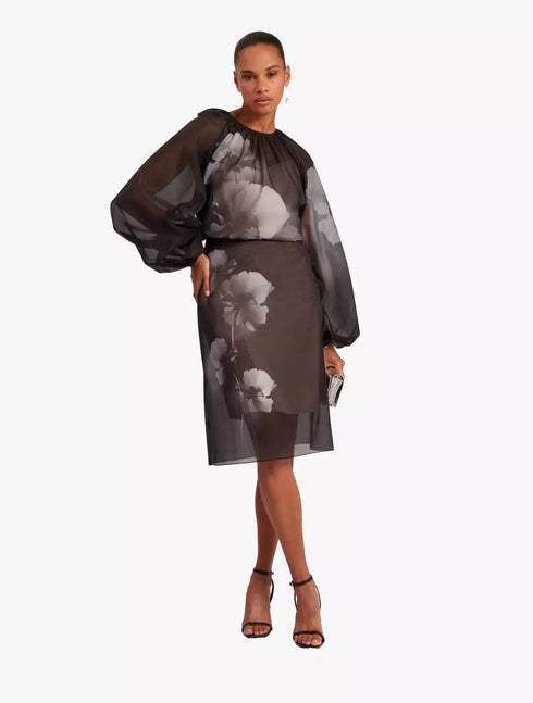 Τοπ με φαρδιά μανίκια Plaaza Ted Baker 281763-black