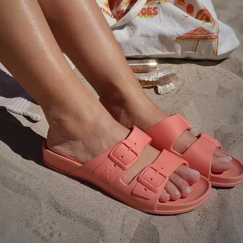 Σανδάλια Cacatoes Brasil Rio De Janeiro σομόν/πορτοκαλί