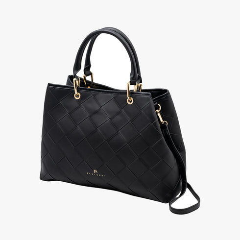 Τσάντα tote/χιαστί Bartuggi 718-35912 μαύρο