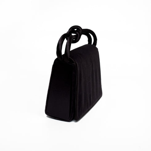 Βραδινό τσαντάκι βελούδο Rebecca Molenaar γκρι