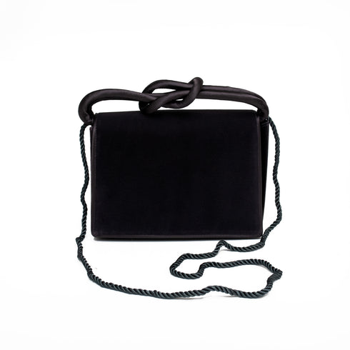 Βραδινό τσαντάκι βελούδο Rebecca Molenaar γκρι