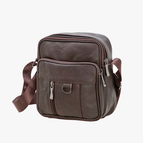 Ανδρικό τσαντάκι χιαστί Bartuggi 718-110603 καφέ