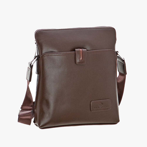 Ανδρική τσάντα ταχυδρόμου Bartuggi 718-110609 καφέ