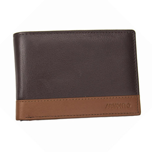 Δερμάτινο Πορτοφόλι Armonto 8502 καφέ