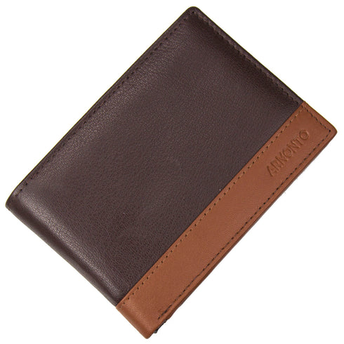 Δερμάτινο Πορτοφόλι Armonto 8502 καφέ