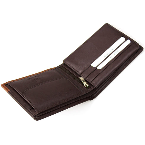 Δερμάτινο Πορτοφόλι Armonto 8502 καφέ