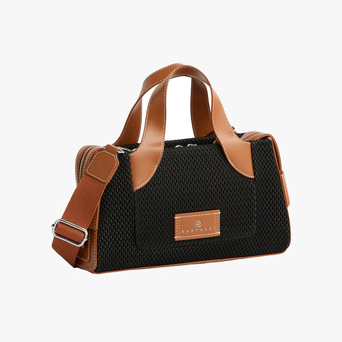 Τσάντα tote/χιαστί Bartuggi 718-24105 μαύρο