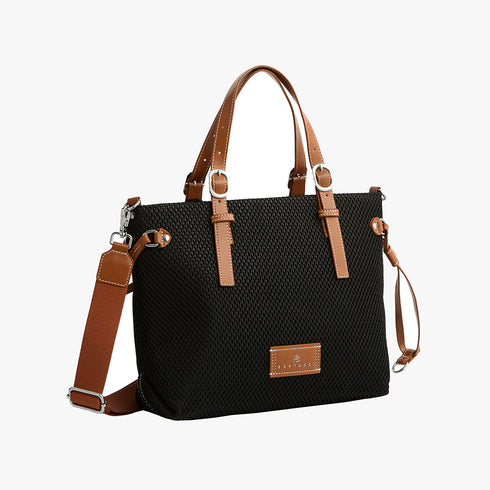 Τσάντα tote/χιαστί Bartuggi 718-24106 μαύρο