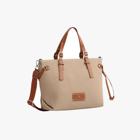 Τσάντα tote/χιαστί Bartuggi 718-24106 πούρο