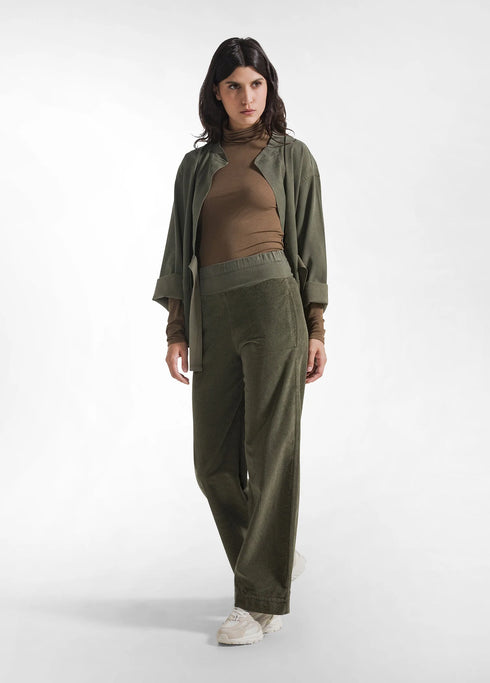 Παντελόνι κοτλέ Deha A00677-48614 λαδί