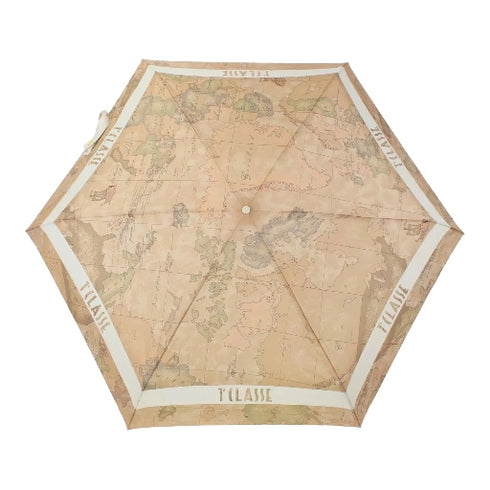 Ομπρέλα σούπερ μίνι χειροκίνητη Alviero Martini 1a Classe 1032 ταμπά/μπεζ